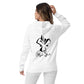 Sweat à capuche | Impression Coeur + Dos